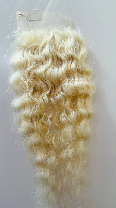 Blonde Curly Lace Closure