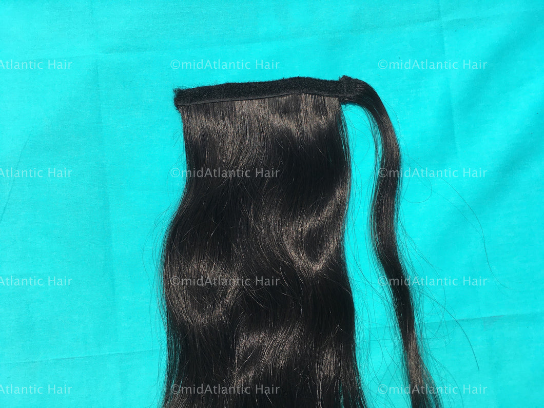 Virgin Indian Hair Wavy Ponytail